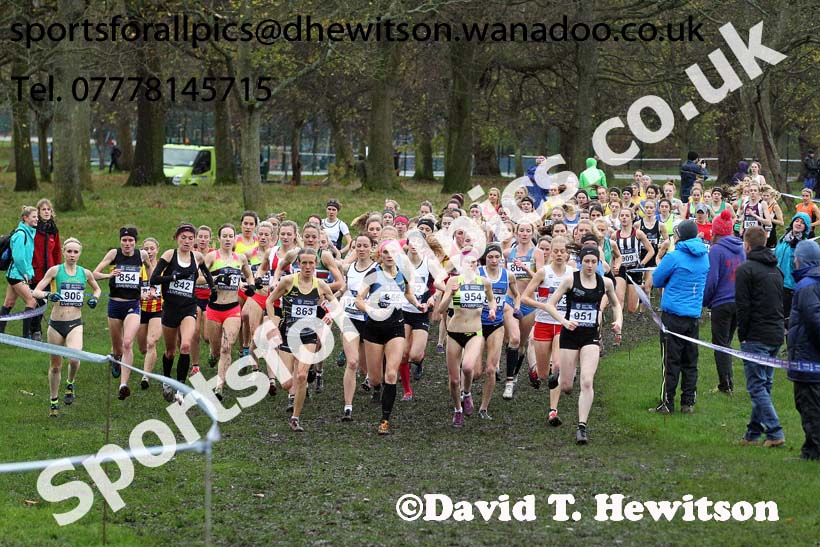 Senior women, British Athletics Liverpool Cross Challenge, Sefton Park, Liverpool. Photo: David T. Hewitson/Sports for All Pics